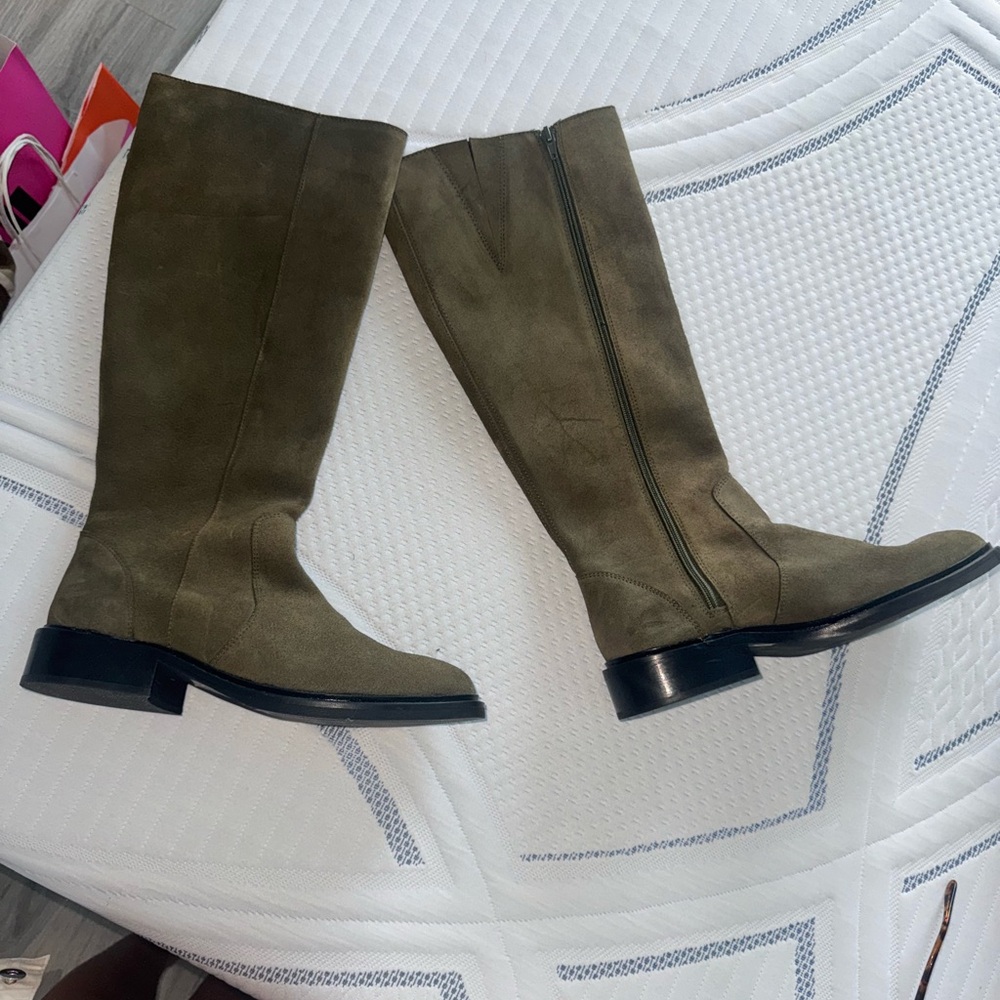 Anthropologie Olive riding Boots size 41